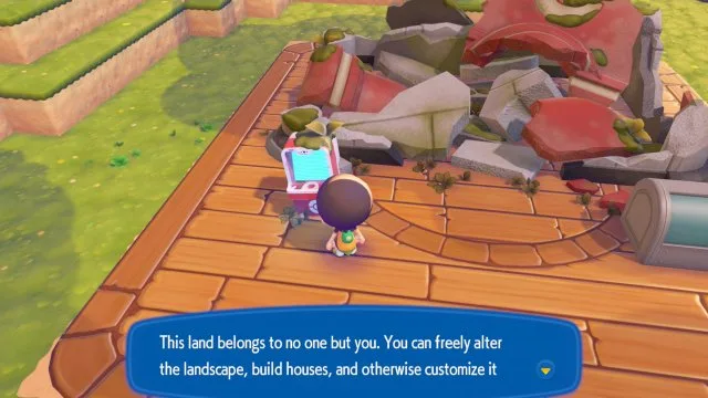 In-game screenshot of Palette Town (Serebii.net)