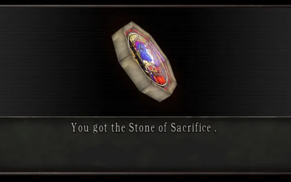 La Stone of Sacrifice al final del recorrido