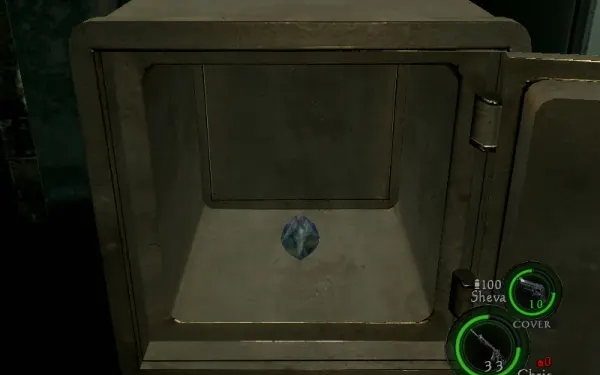 La caja fuerte bajo la mesa de la oficina: el Sapphire (Marquise) (₦3,000), su única ubicación.