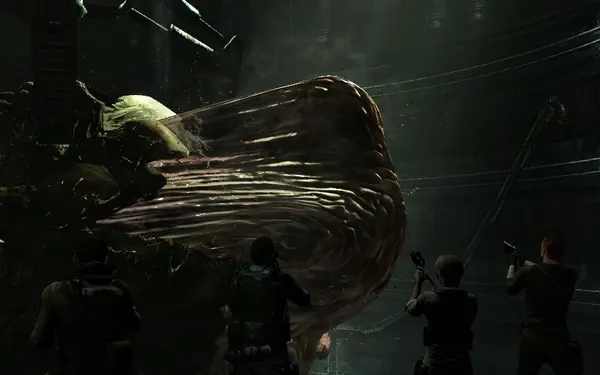 Haos in the circular chamber: the first phase of the final boss.