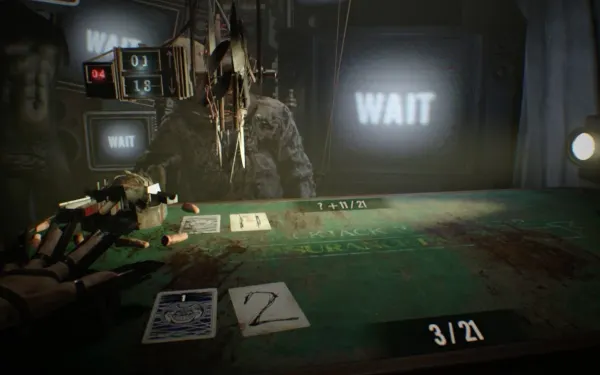 21: el blackjack de Lucas contra Hoffman, con los comodines sobre la mesa.