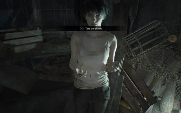 Zoe en el Storage Entry: con el brazo y la cabeza D-Series fabrica los dos Serum.