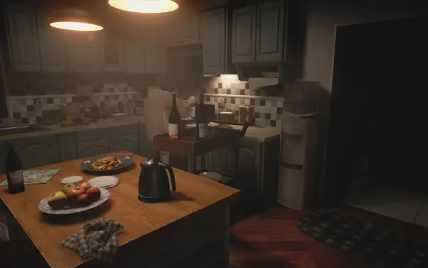 La cocina: lee el Fridge Memo de la nevera antes de hablar con Mia.