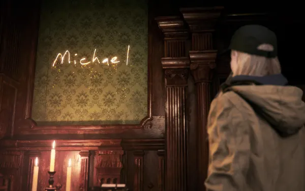 «Michael» te escribe en las paredes y en el Entrance Hall te da la LEMI.