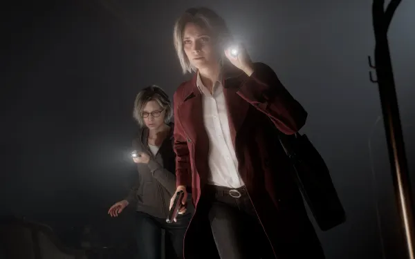 El recuerdo de 2018 de la Room 204: Grace sigue a su madre, Alyssa, por el hotel a oscuras.
